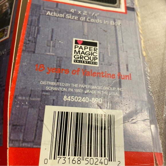 Vintage 90s Star Wars 30 stand up Valentine’s Day Cards 28 Temporary Tattoos - Picture 13 of 16